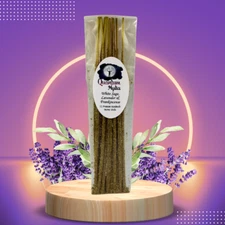 White Sage, Lavender & Frankincense Blend Hand Rolled Incense Sticks 12pk