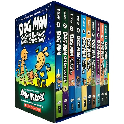 Dog Man 9冊まとめ売り　Dav Pilkey Dog Man 9冊まとめ売り Dav Pilkey Dog Man Series 9 Books