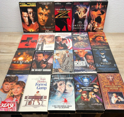 Assorted VHS Movies Your Choice 3 For $9.00 Combined Shipping Buy More & Save