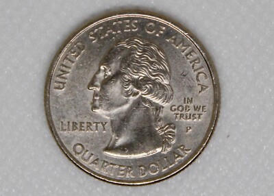 2002 P Mississippi State Quarter Mint Error Obverse Die Error on