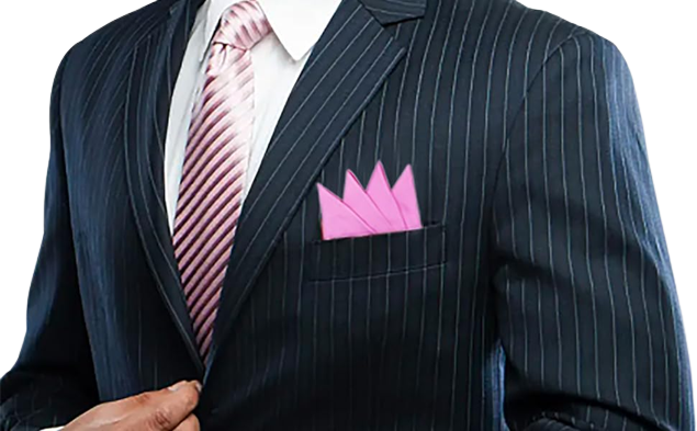 9Pcs Men's PreFolded Pocket Square On Card Masculine Polyester Suit  Handkerchief