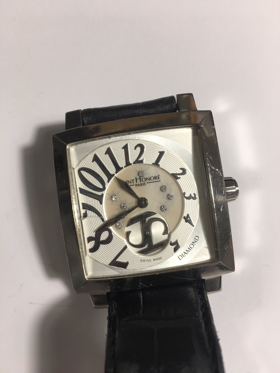 SAINT HONORE（サントノーレ）　ORSAY MEDIUM ダイヤモンド Saint Honore Paris Watch Gold MOP Dial Swiss Made Diamond