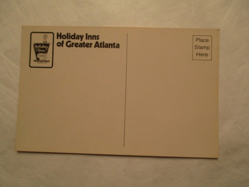 Atlanta Georgia Holiday Inn of greater Atlanta GA Postcard - Picture 2 of 2