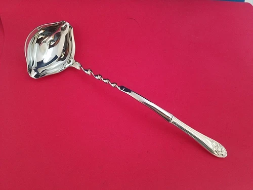 Lily of the Valley  Gorham Sterling Punch Ladle w/ Twist Handle Custom Made