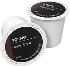 Amazon Brand - Solimo Coffee Pods, Dark Roast, 24 Count (Pack of 1) 
