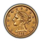 1856 G$2.50 Liberty Head Gold Quarter Eagle - Some Luster - SKU-G2703