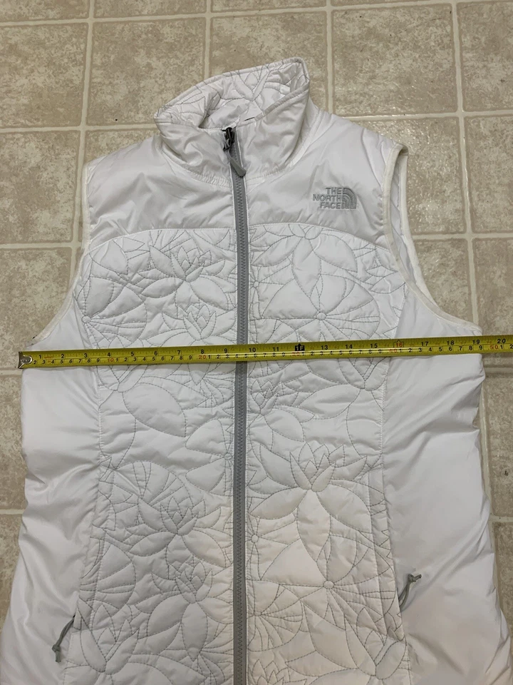 The North Face Womens White Vest Size M Quilted - Image 3 of 4