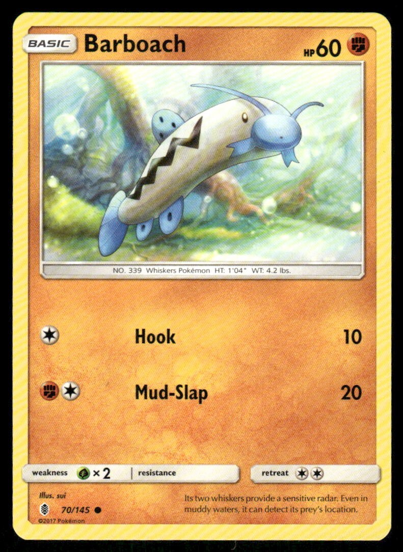 Barboach 70/145 Pokemon TCG trading card