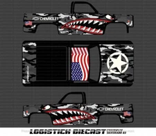 UNIVERSAL Water Slide Decals FOR HOT WHEELS '83 Chevy Silverado a1