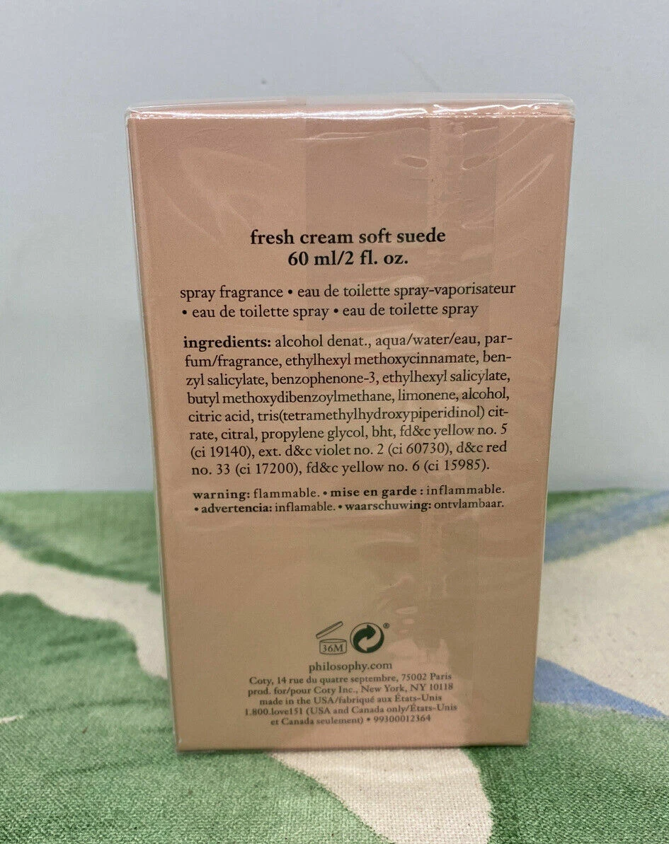 Philosophy fresh cream soft suede spray fragrance sales