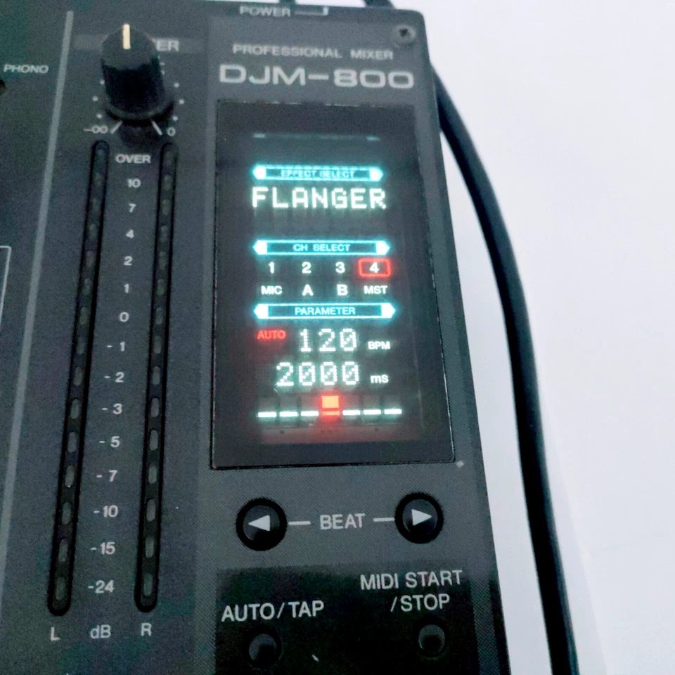 Pioneer DJM-800 Professional DJ Digital Mixer 4-Channel HCMP001567JP In-stock - Image 3 of 4