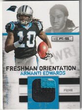 2010 Rookies and Stars - ARMANTI EDWARDS - RC FRESHMAN ORIENTATION PRIME /50 #4