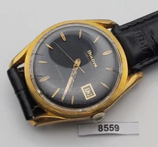PROJECT TO FIX BULOVA GOLD PLATE AUTOMATIC WIND MENS DRESS WATCH BVT8559