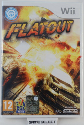 FLATOUT Flat Out Nintendo Wii And Wii U PAL EU EUR - New Sealed