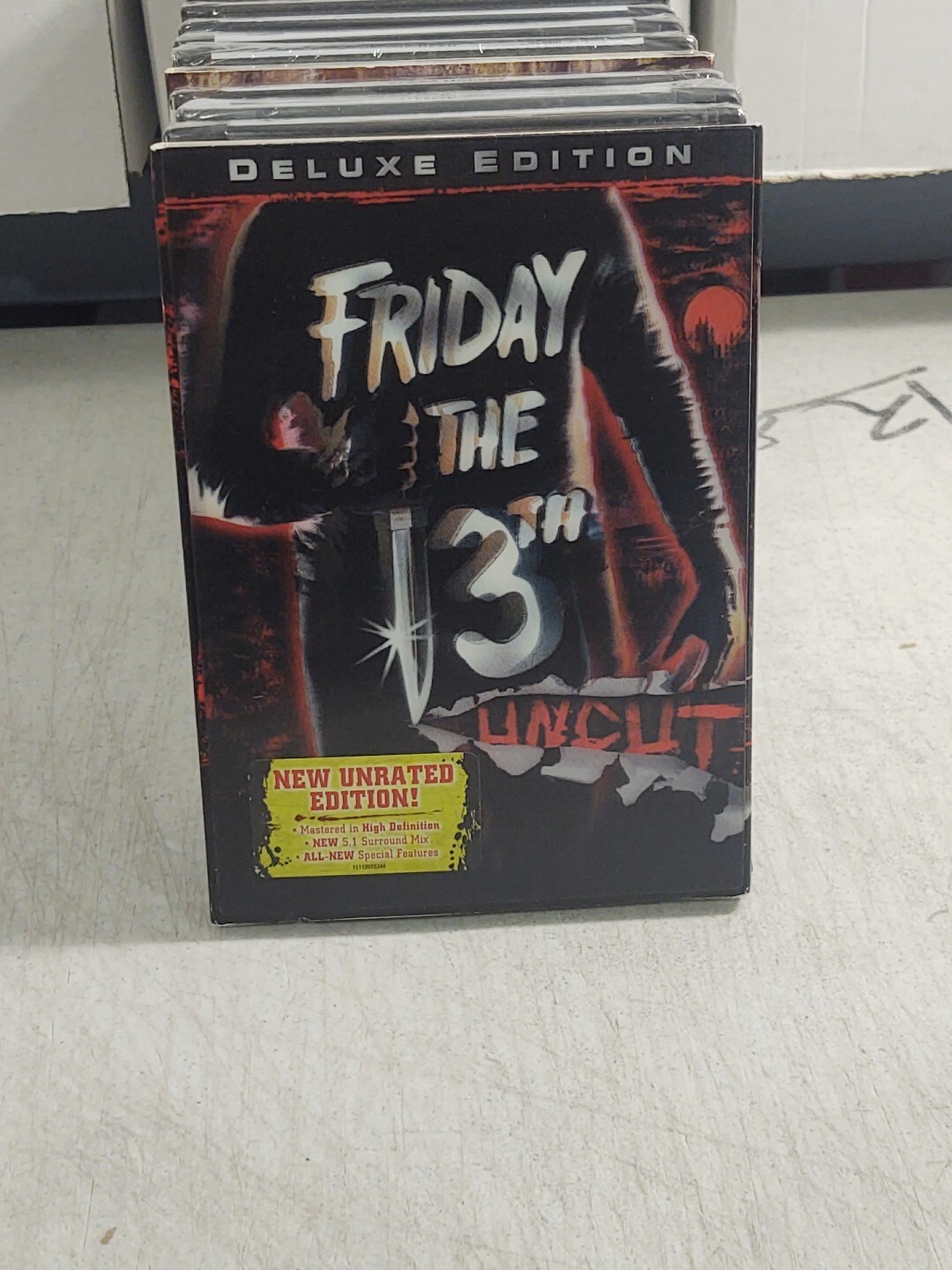 Friday the 13th: Deluxe Edition Uncut (DVD, 2009) New Sealed With Lenticular