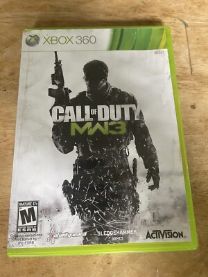 Lot De 2 Boîtes Vides Xbox 360 - Call Of Duty MW3 & UFC 2010 - Bon état