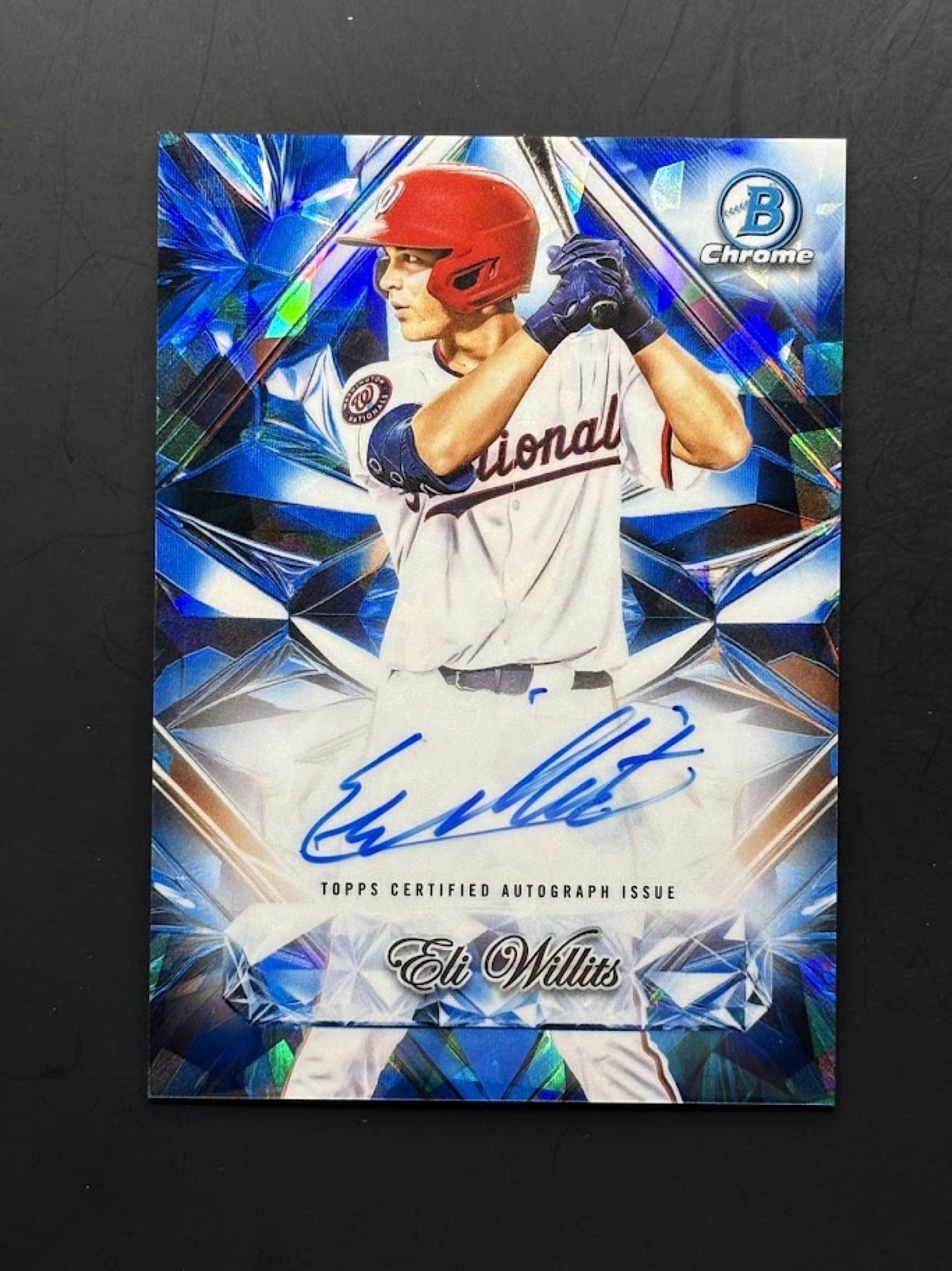 2025 Bowman Draft Sapphire Eli Willits Sapphire Selections Auto #SSA-EW