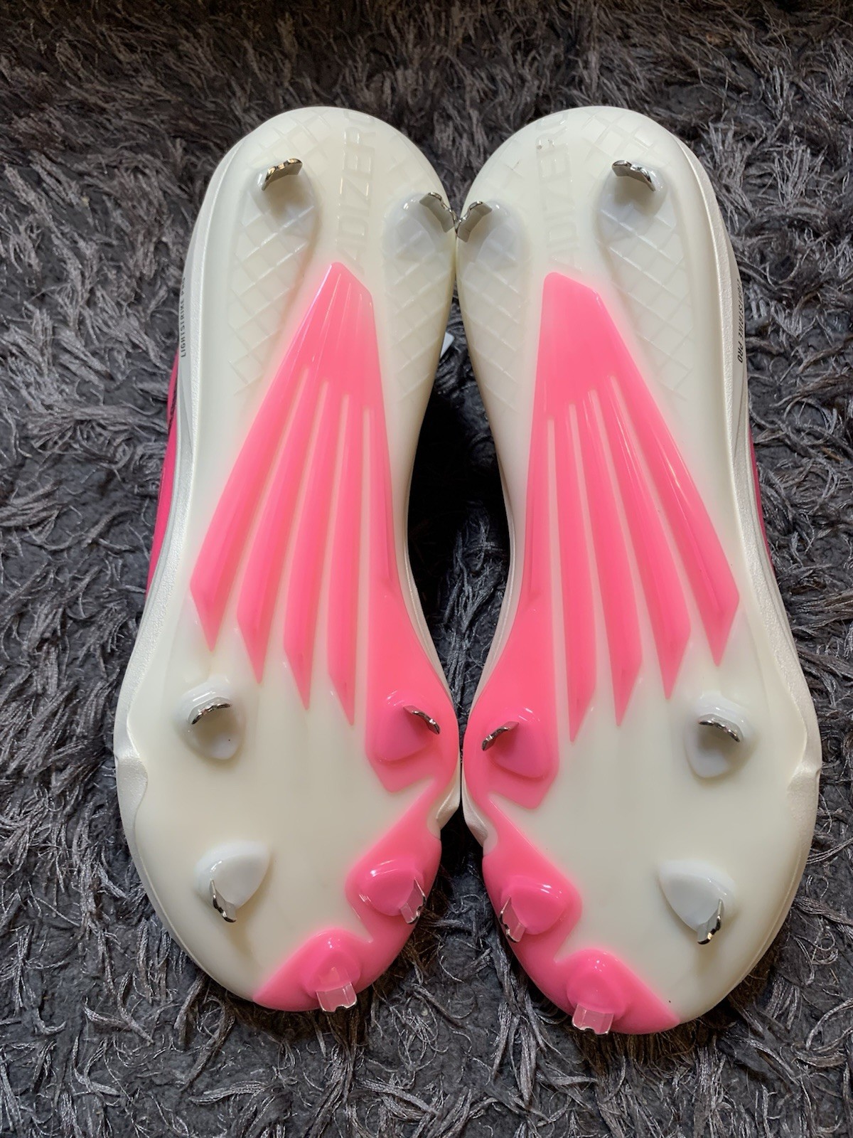 NEW Men's Size 12 adidas Adizero Impact+ BSB Baseball Cleats IF8484 Hot Pink thumbnail 8