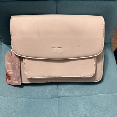 Women's Pixie Mood Zoe Crossbody Bag Vegan Leather Gray Purse Shoulder Handbag
