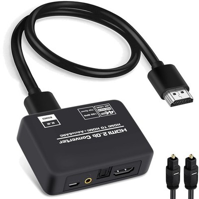 HDMI Audio Extractor 4K60Hz Splitter Converter für PS5 Xbox TV Soundbar