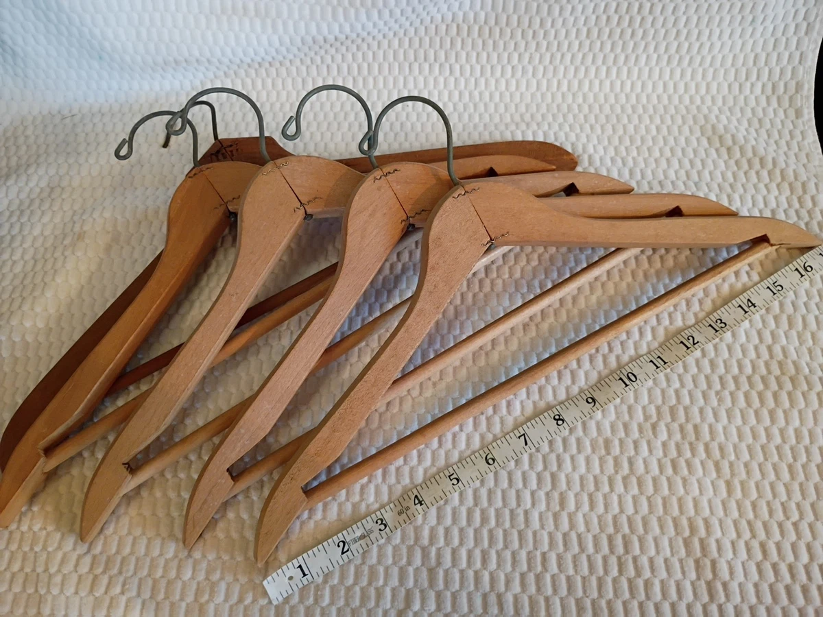 50s vintage wood hanger made in usa 5本 1950s Wooden Clothes Hangers for sale | eBay