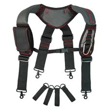 Gel Padded Tool Belt Suspenders Work Belt Suspender Tool Belt Suspenders with...