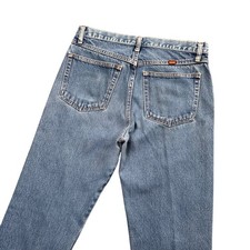 Rustler Straight Leg Jeans 32x31 Classic Blue Workwear Denim Americana Western