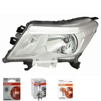 Halogen Scheinwerfer Rechts H4 FüR Nissan NP300 Navara Pick-Up Inklusive Lampen