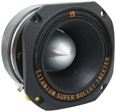 MR DJ HDT1000B 4'' Horn Bullet Tweeter Car Van UTV Marine Motorcycle Motorsports