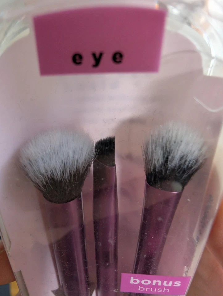 Real Techniques Eye Schade + Blend Eye Make Up Shadow Brush Pinsel Dreier Set - Bild 2 von 2