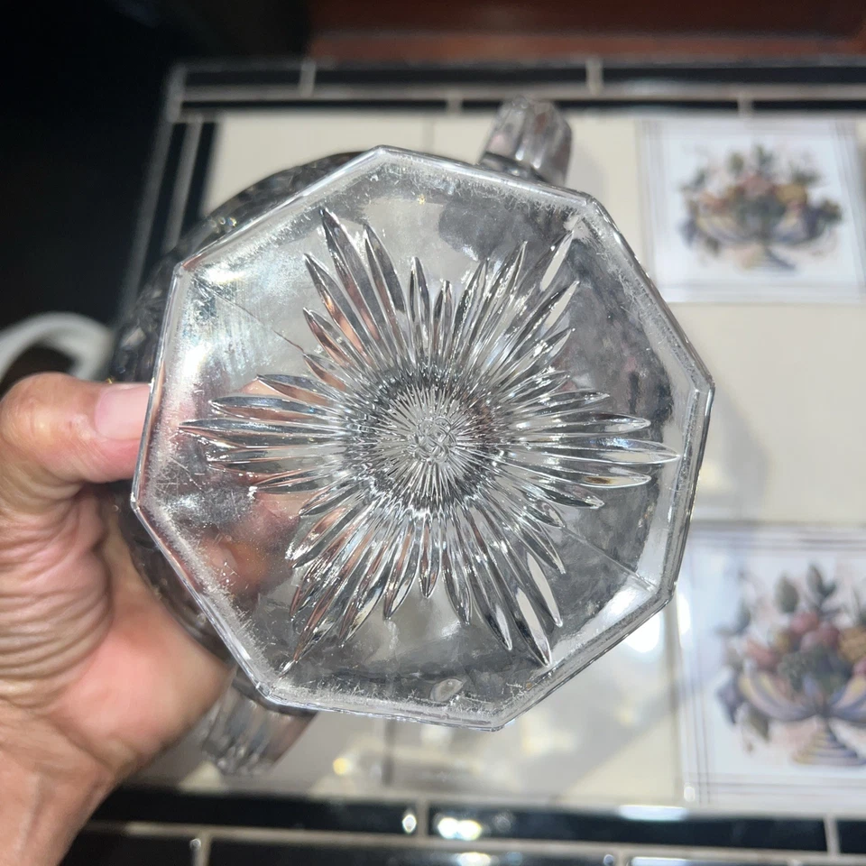 Vintage Athenia Silver And Crystal 2 Handled  Bowl by Tiffin-Franciscan - Image 4 of 4