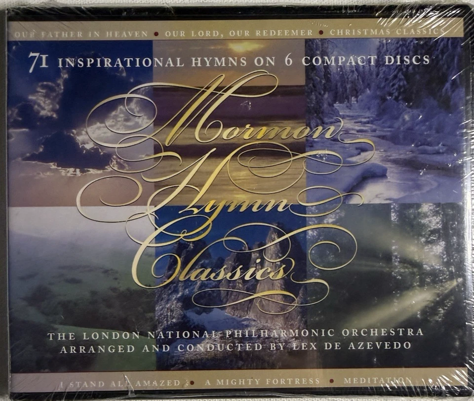 71 Mormon Hymn Classics 6 CD Set London Philharmonic LDS Living Scriptures - Image 2 of 4