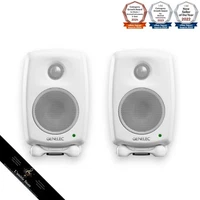 GENELEC 8010AW Reference Studio Active Monitor Speakers 8010A White Finish Pair