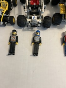 6 Vintage TECHNIC Vehicle & Minifigure Set # 8223 8230 8816 8207 8233 8239 Lot