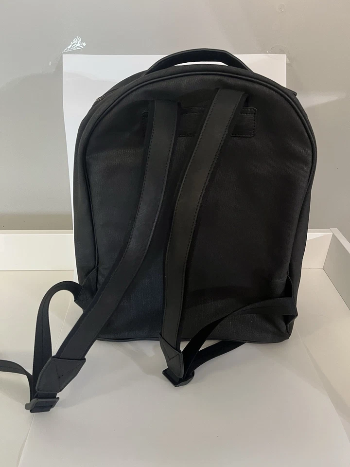 Royce New York Compact Leather Backpack Black Pebbled Grain, Full-Grain Leather - Image 3 of 4