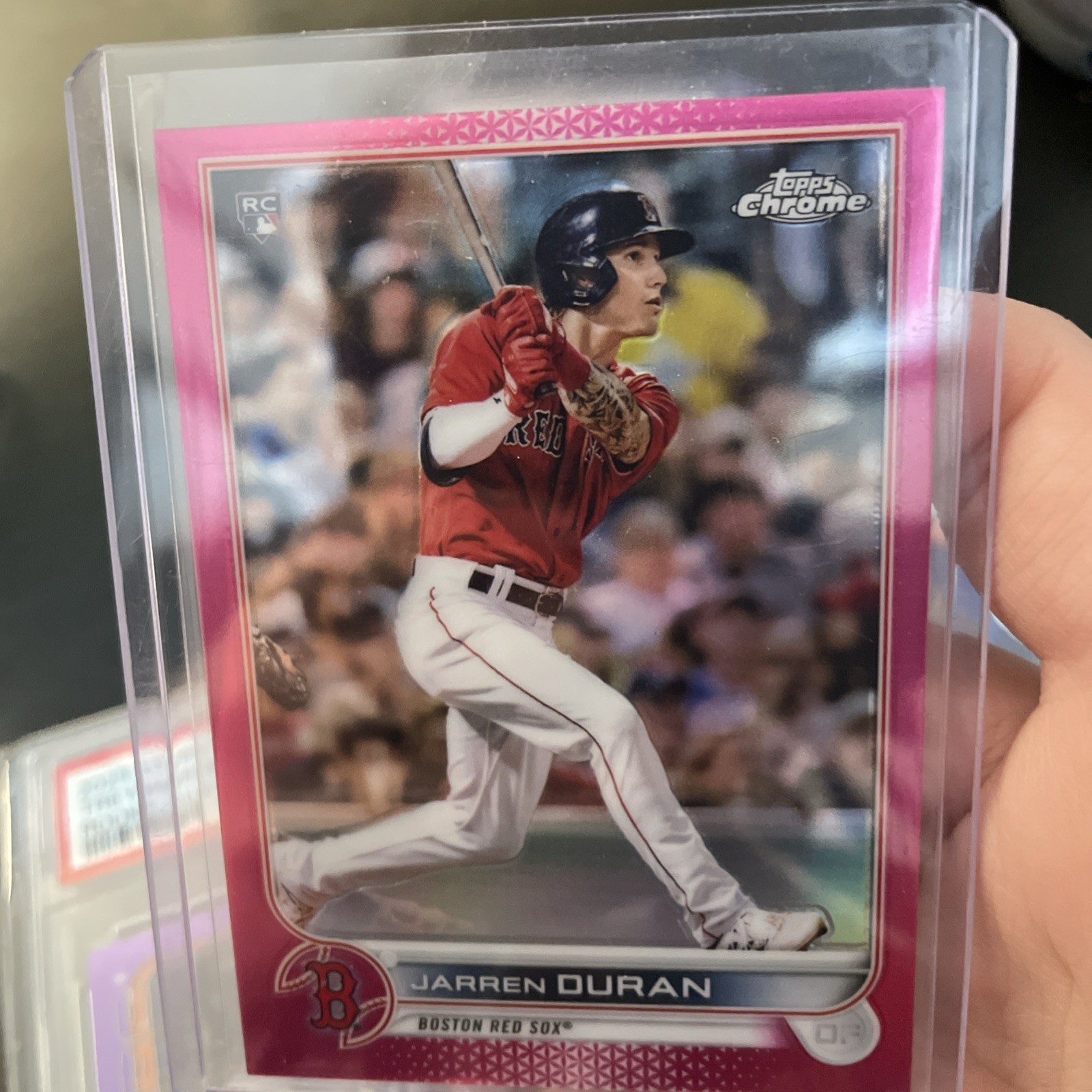 2022 Topps Chrome - Jarren Duran #113 Magenta Refractor /399 (RC)