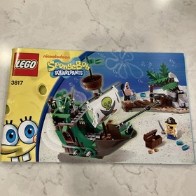 LEGO SpongeBob: Flying Dutchman Pirate Ship 3827,  w Mini Figs - Missing Island