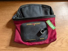 MagnoGrip Magnetic Tool Belt Pouch  Pocket Nail Carpenter Bag Black and   Red
