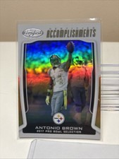 2017 Panini Certified #CA-AB Antonio Brown Steelers Accomplishments Card