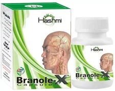 Hashmi Branole X Capsule for Improves Focus Memory Power Brain Health & Function