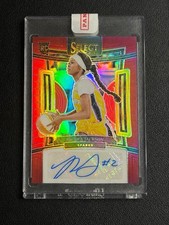 2024 Panini Select WNBA - Rickea Jackson Auto Red Prizm /99 Rookie RC #SG-RJ