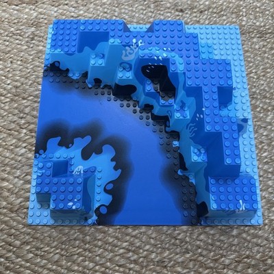 Lego Base Plates 6024 Aquazone Underwater Blue Ocean Sea Canyon