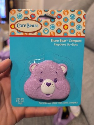 Carebear Share Bear Compact NIP  Lip Gloss And Mirror