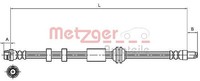 Metzger Bremsschlauch Vorderachse Links, Vorderachse Rechts FüR Volvo