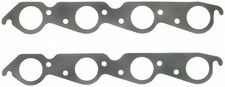 Fel-pro Bb Chevy Exhaust Gaskets Stock Aluminum Heads 1411