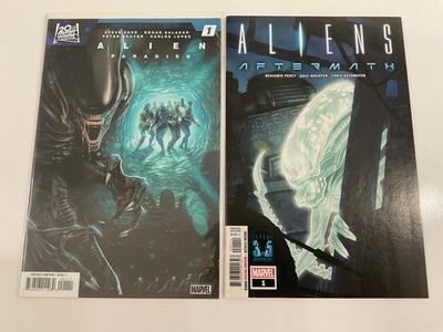 ALIEN PARADISO #1 & ALIEN AFTERMATH #1 (MARVEL/2021/0126531) SET LOT OF 2
