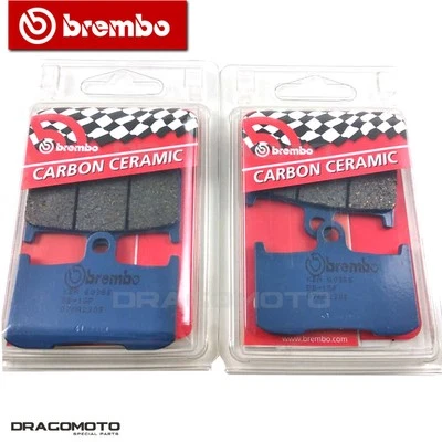 KAWASAKI Z 1000 2003 2004 plaquettes de frein avant CC BREMBO carbone ceramiq... - Photo 1/4