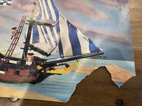 VINTAGE LEGO PIRATE SET 6274 - CARIBBEAN CLIPPER WITH MANUAL