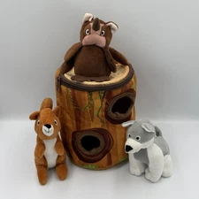 Plush Creations My Talking Forest Animals W Carry Case Home Unpack No Sound