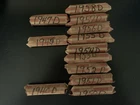 12 rolls (600 coins) Lincoln Wheat Pennies  50s  and 40s  ALL Denver mints